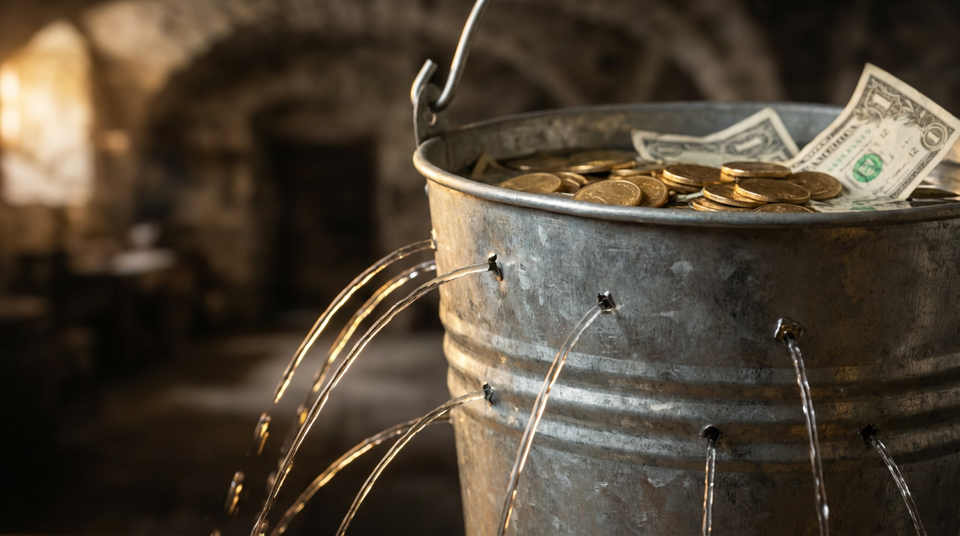 The Leaky Bucket Problem